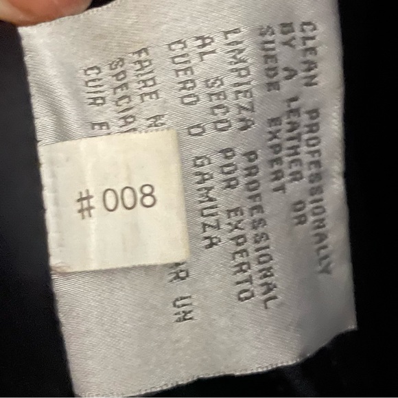 Nine West Black 100% Leather Jacket Women’s Size S - Picture 9 of 9